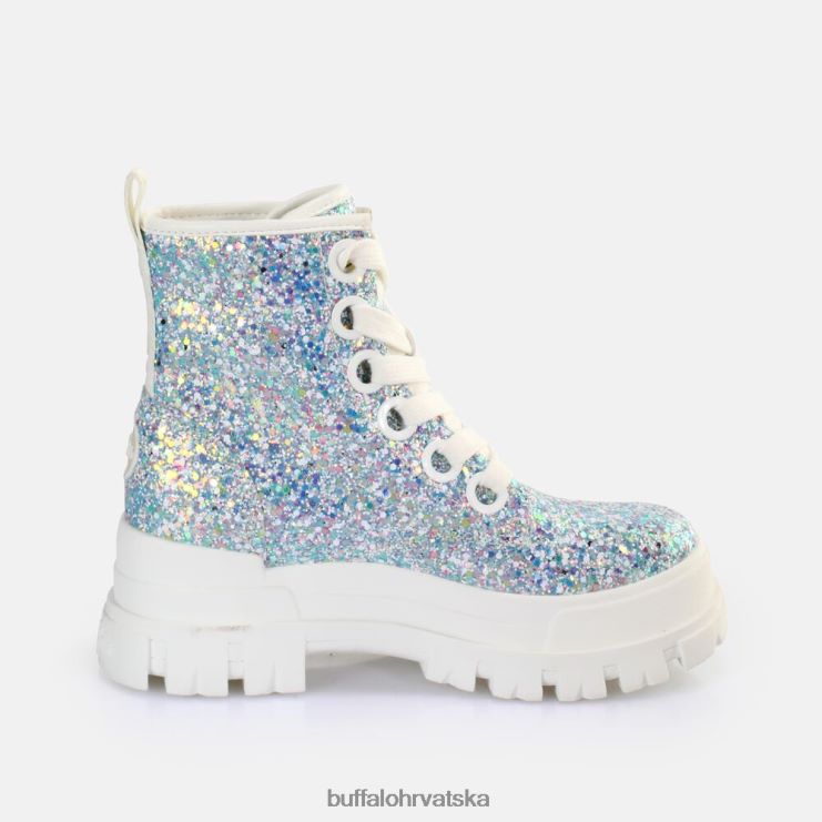 srebrna/krem Buffalo aspha lace up hi gležnjača vegan |čizme TDD6T372